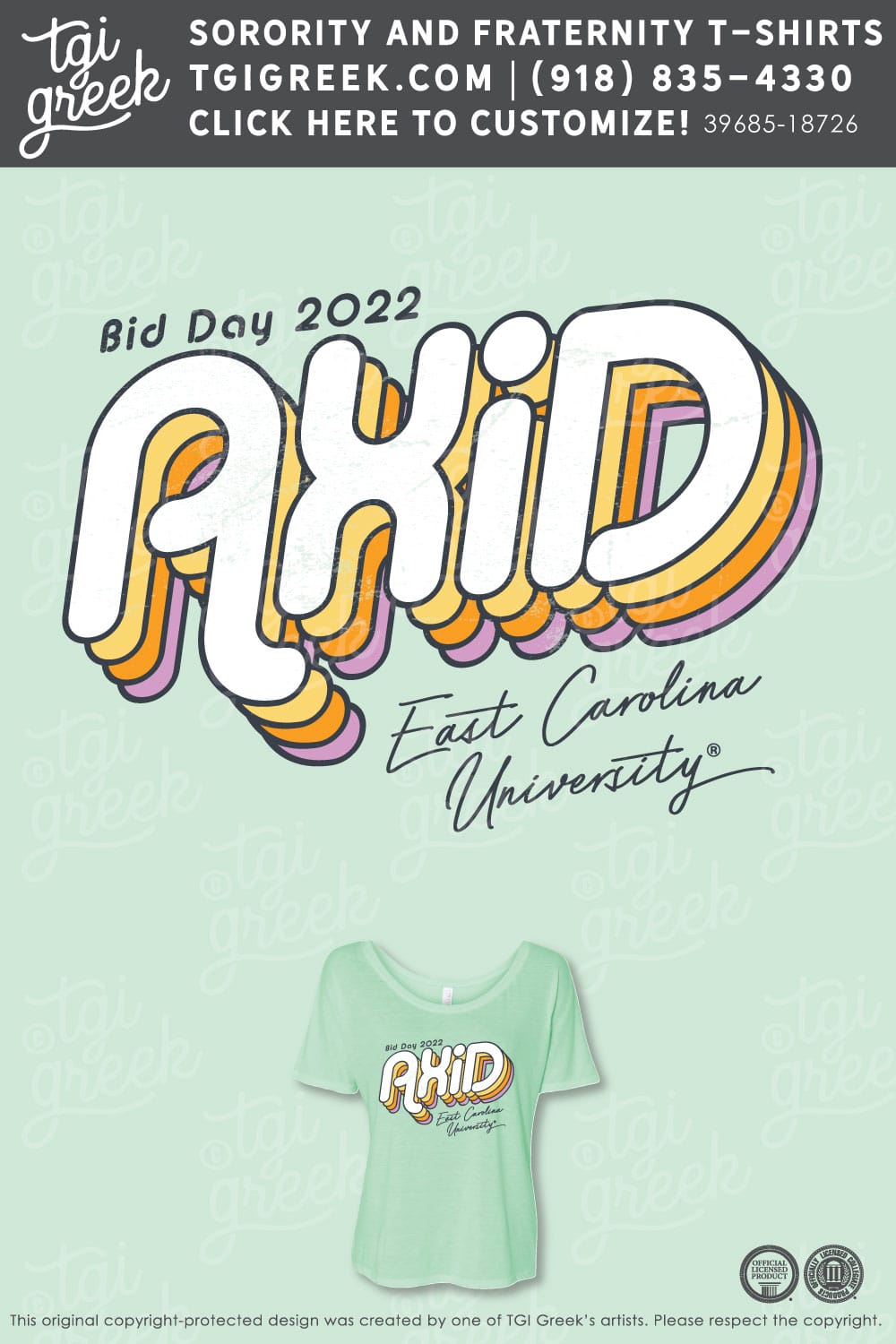 Alpha Xi Delta – ECAU Bid Day