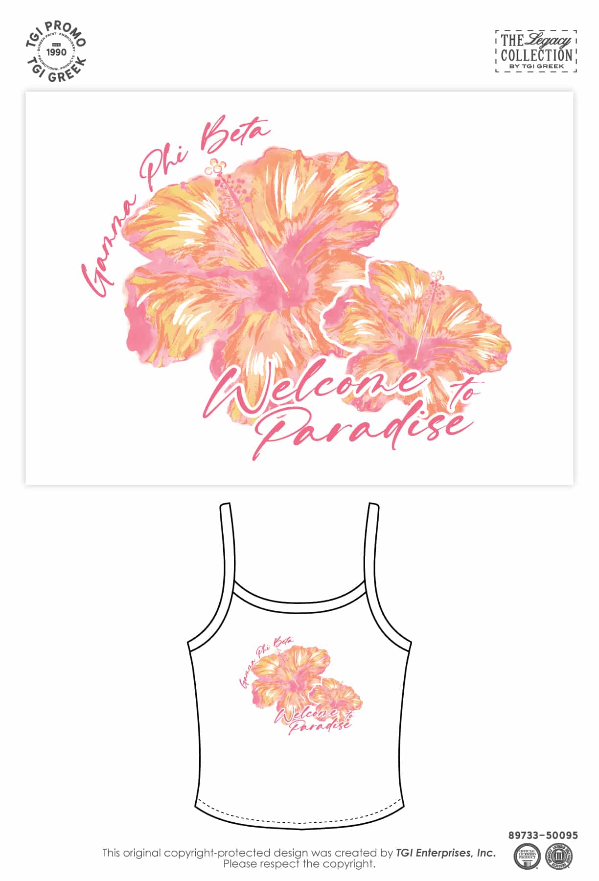 Gamma Phi Beta – TGI Greek New Stock Flower