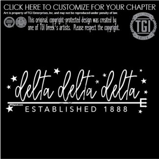 Delta Delta Delta-KU PR Shirt