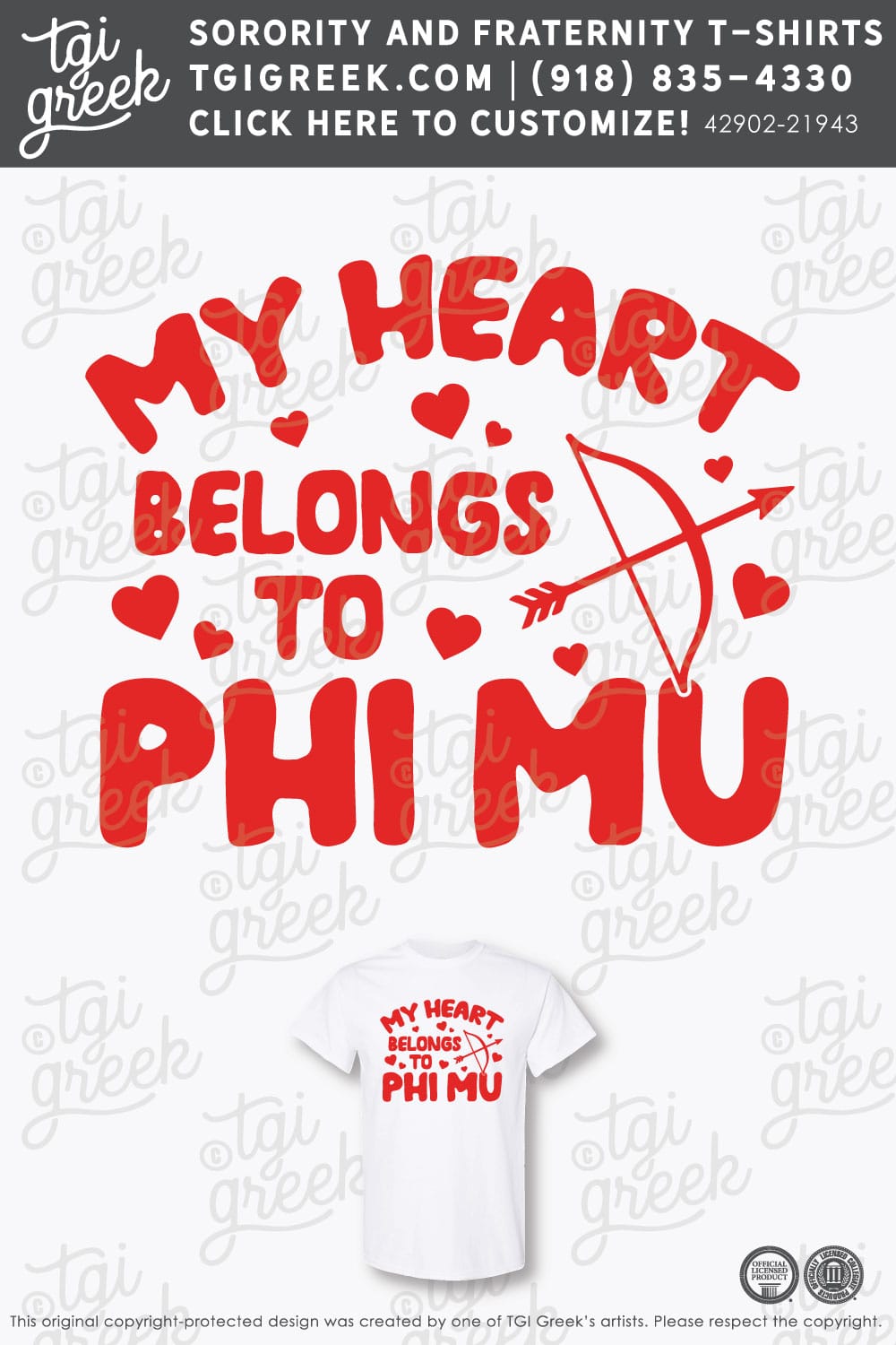 Phi Mu – UCOLBLD Free Giveaway Tees
