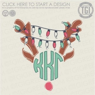 TGI-Kappa Kappa Gamma Antler Monogram