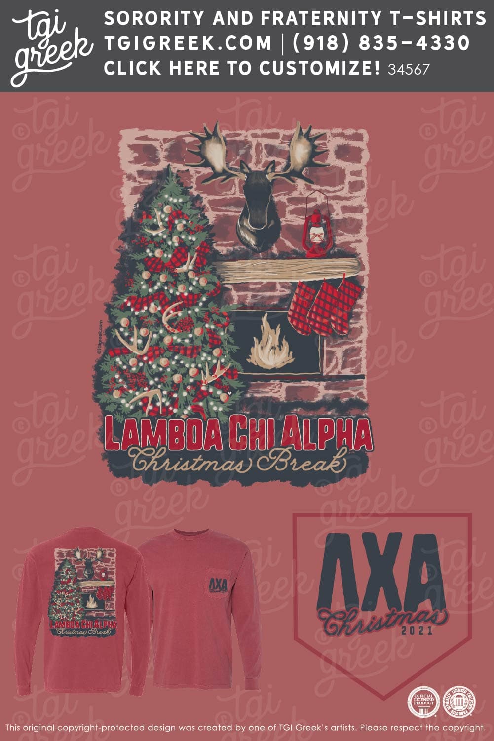 Lambda Chi Alpha – OSU Christmas Shirt