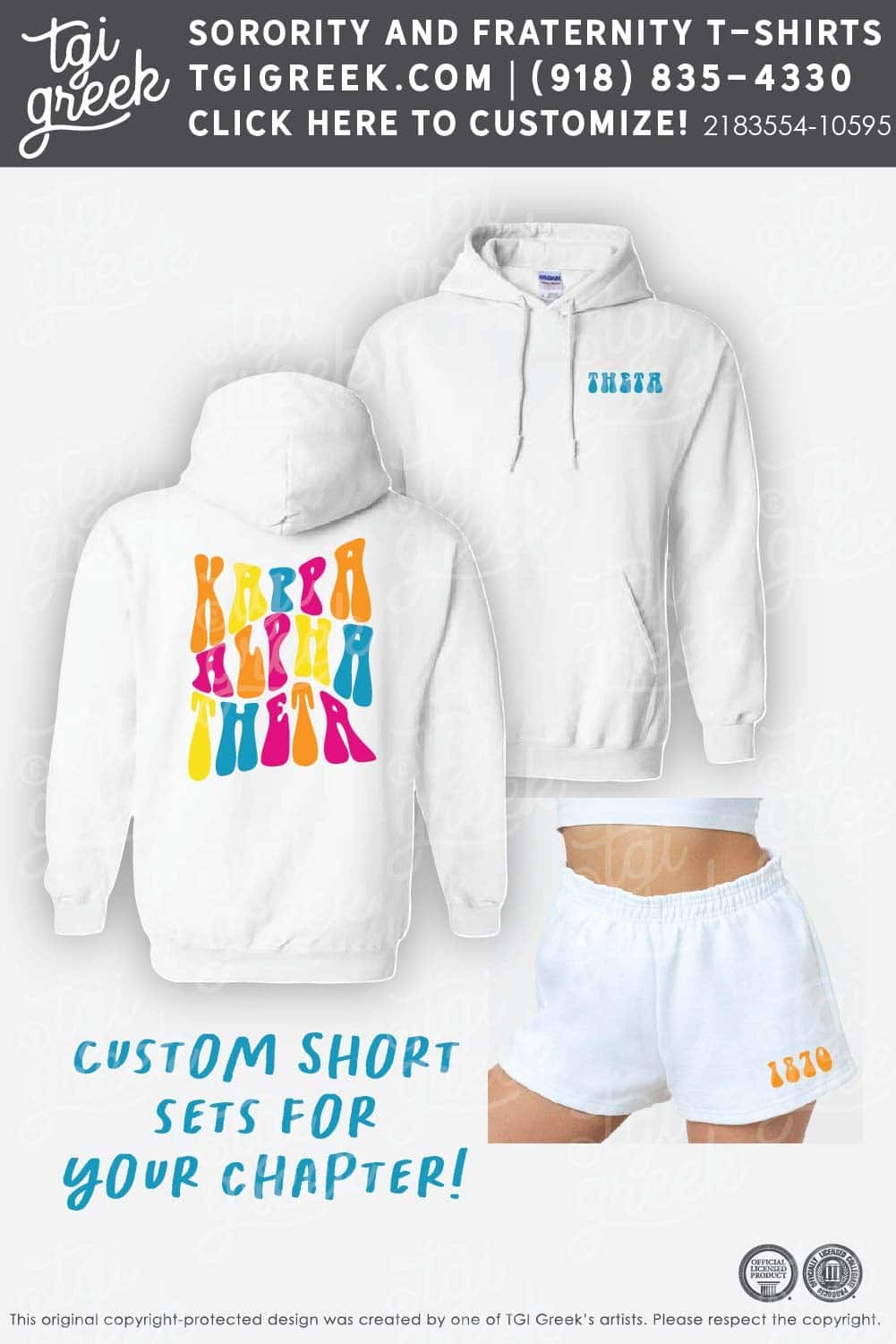 TGI – Kappa Alpha Theta Short Set Live Sale