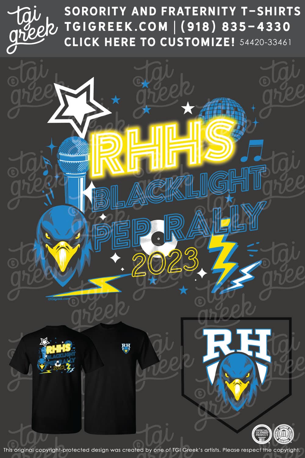 Rock Hill High – Blacklight Pep Rally