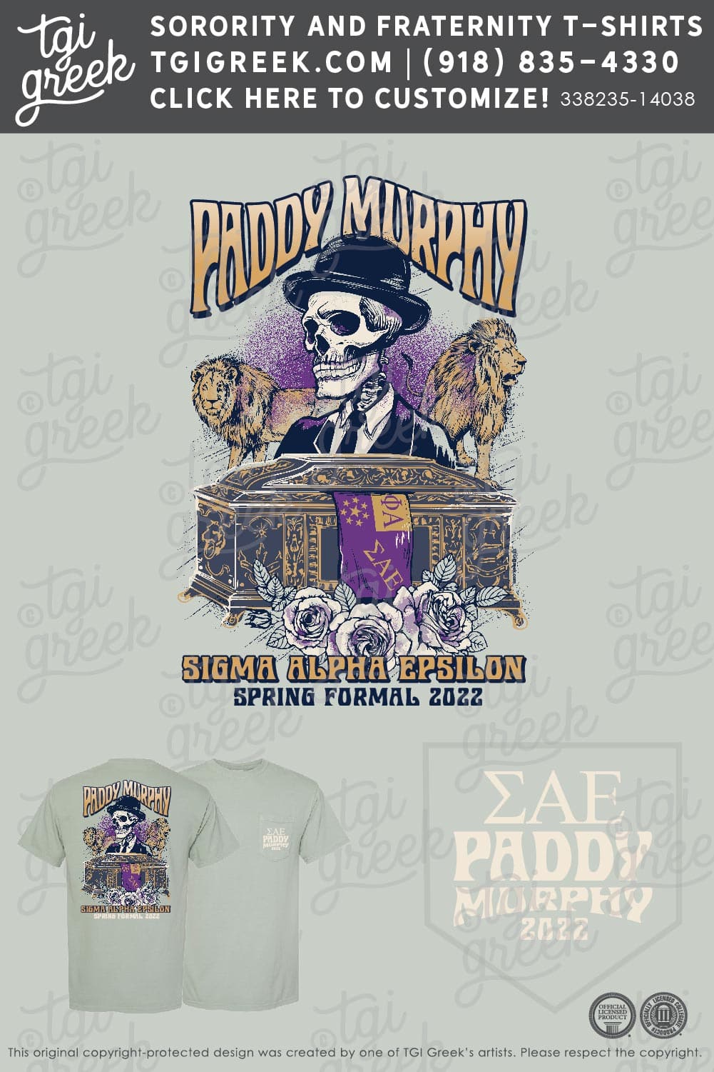 Sigma Alpha Epsilon – MC Paddy Murphy Spring Formal