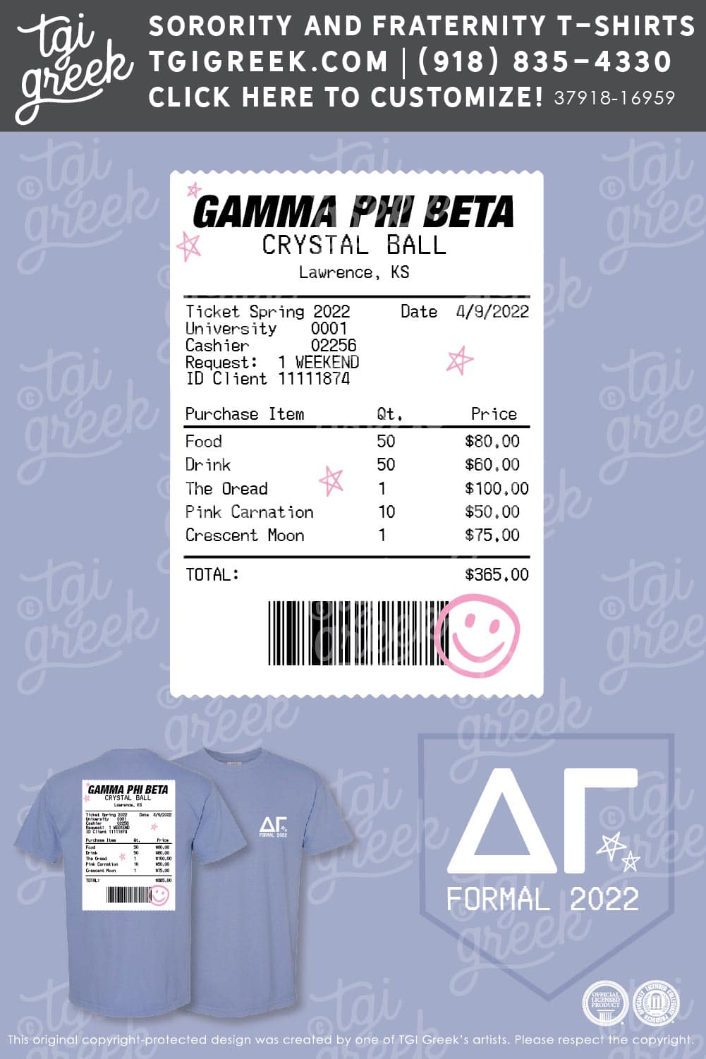 Gamma Phi Beta – KU Formal