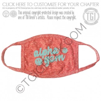 Alpha Gamma Delta – retro Smiley Mask