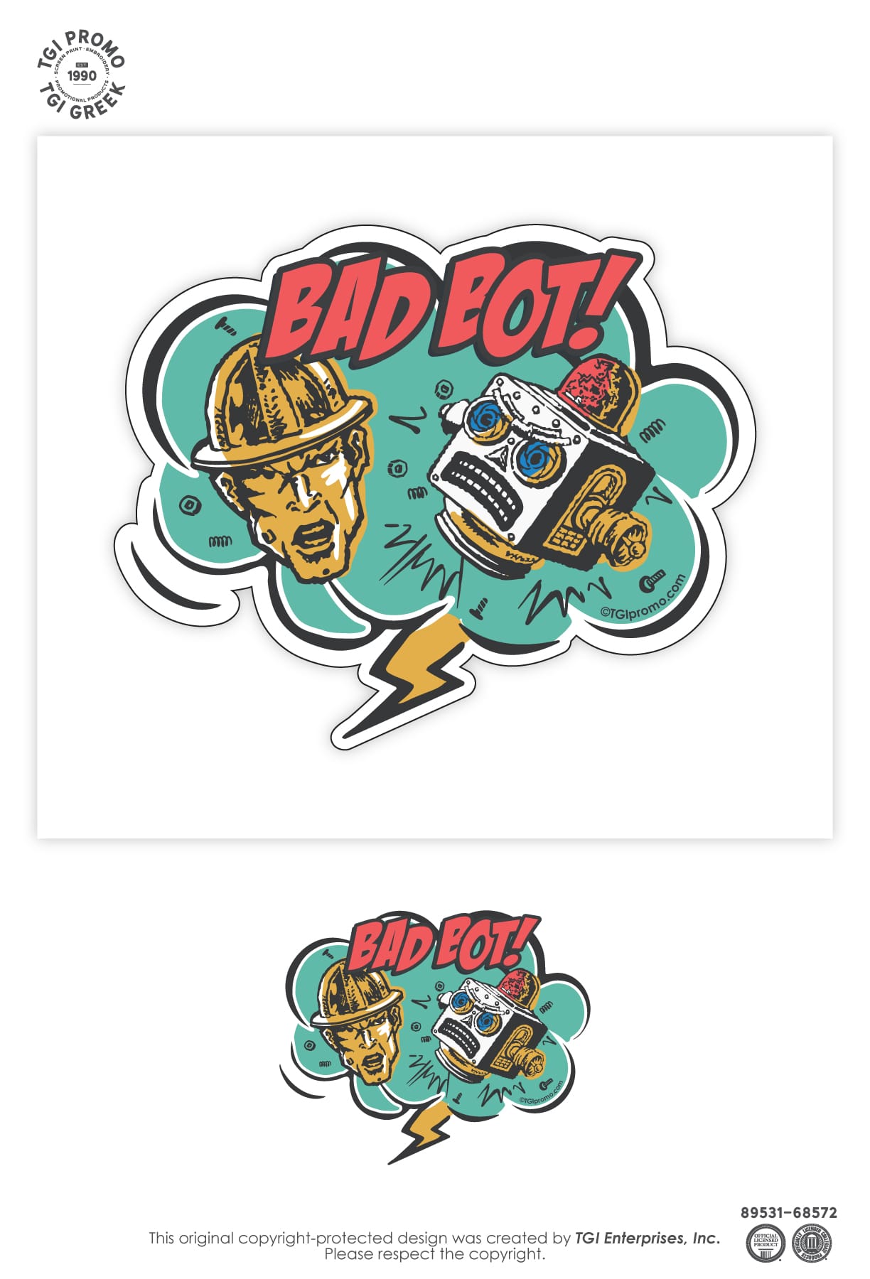 TGI Promo – MGM Driller Series Bad Bot Magnet