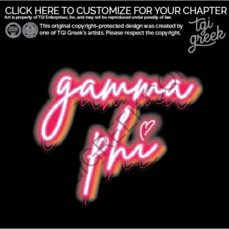 Gamma Phi Beta – Neon Update
