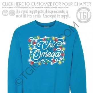 Chi Omega – INSU Holiday Shirt 191120399B