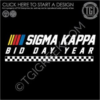 TGI-Sigma Kappa Nascar Bid Day