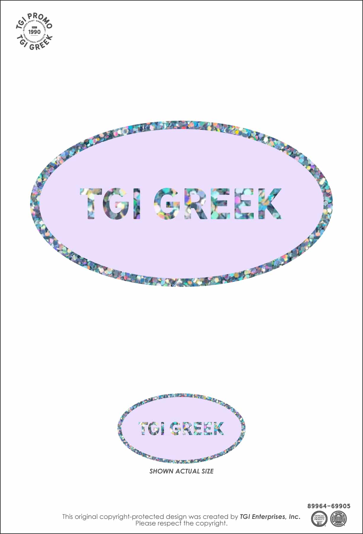 TGI Greek – New Stock Stickers