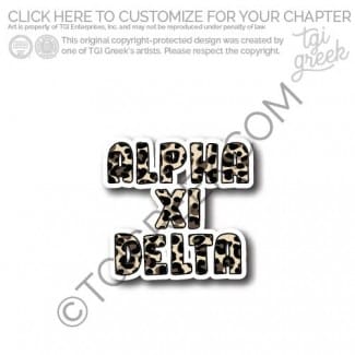 Alpha Xi Delta- PENNST Bid Day Sticker