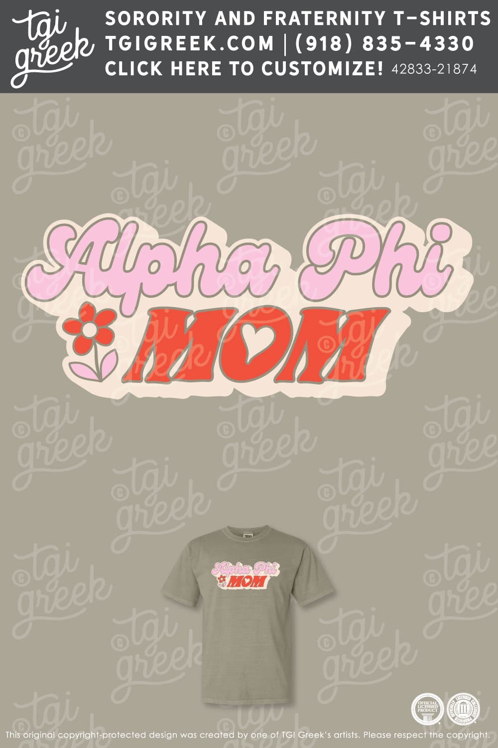 Alpha Phi – OU FFW Mom Shirt