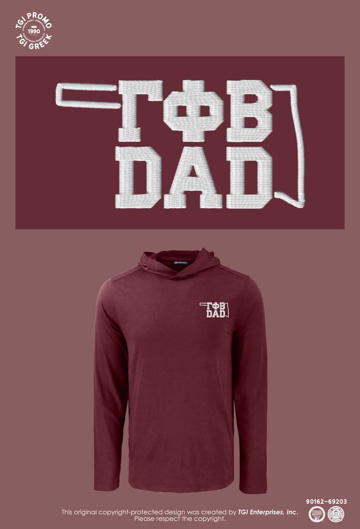 Gamma Phi Beta – TGI Greek Sorority Dad Pullover