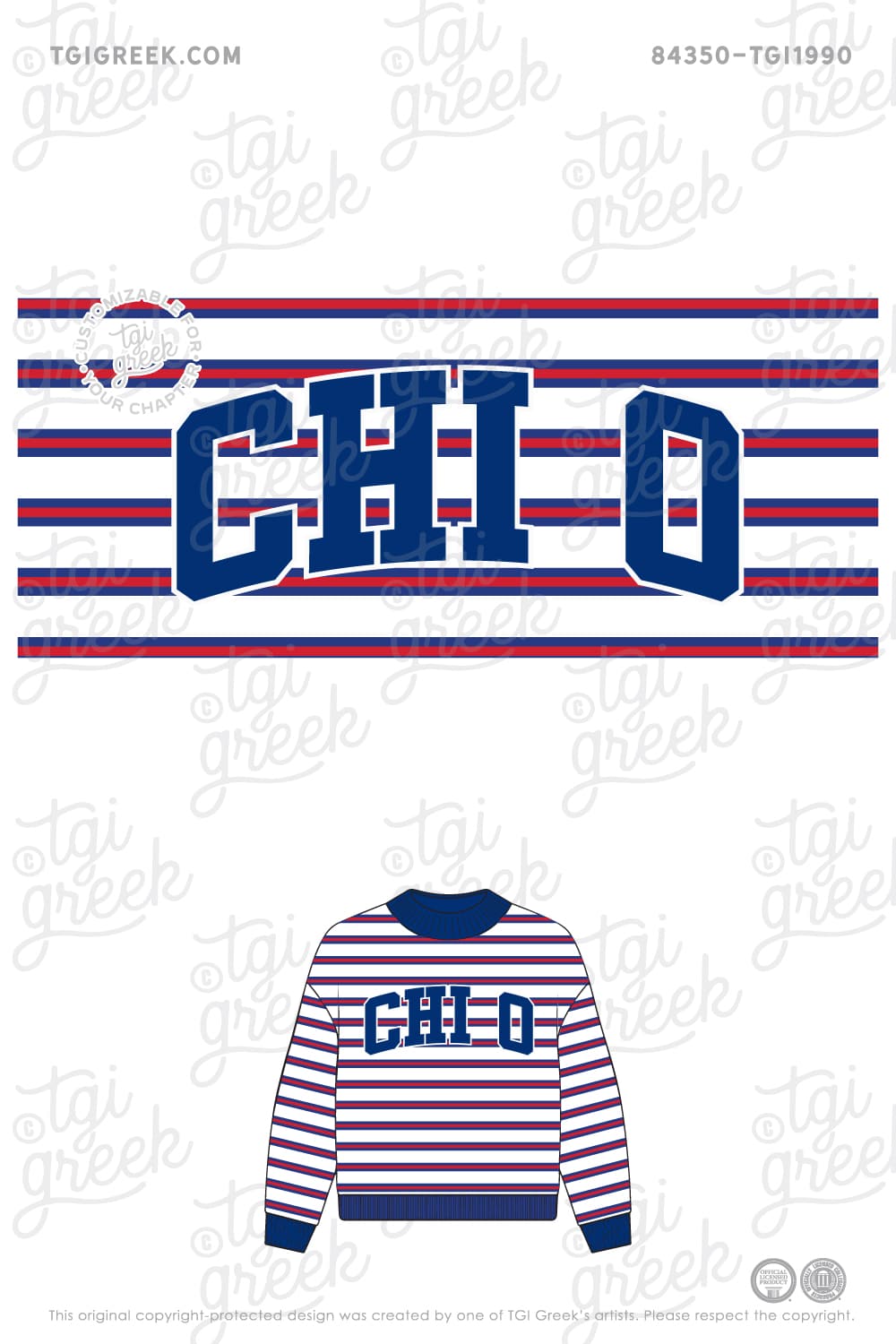 Chi Omega – MISS Mock Neck