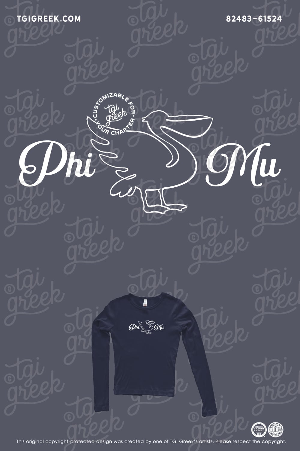 Phi Mu – TULA Pelican Tee