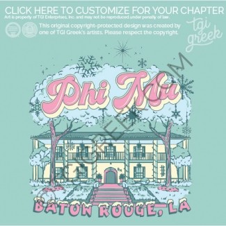 Phi Mu – House Collage