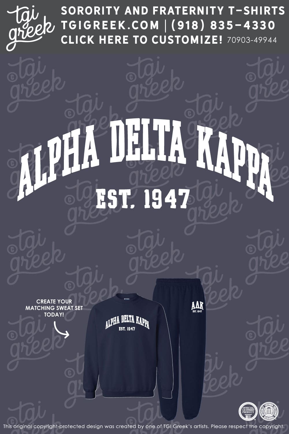 Alpha Delta Kappa – DBU Set Top