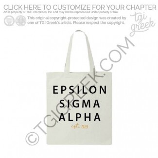 Epsilon Sigma Alpha – Bid Day Box Tote