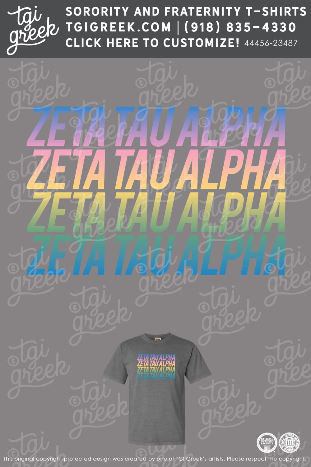 Zeta Tau Alpha – OSU Gradient Shirt