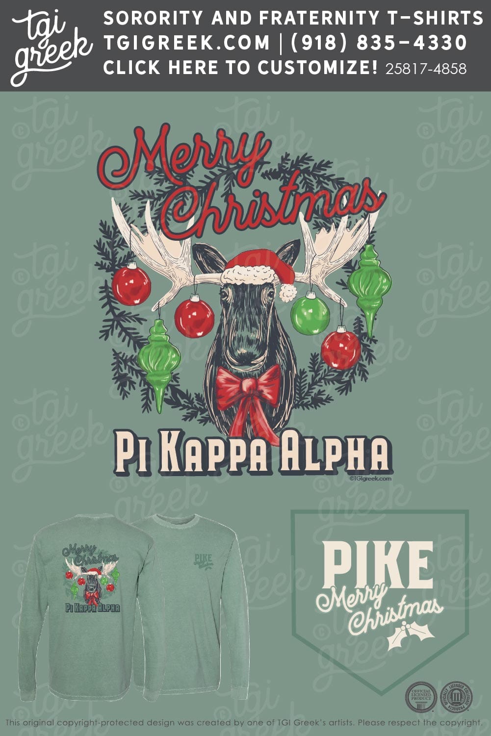 Pi Kappa Alpha – Christmas Moose