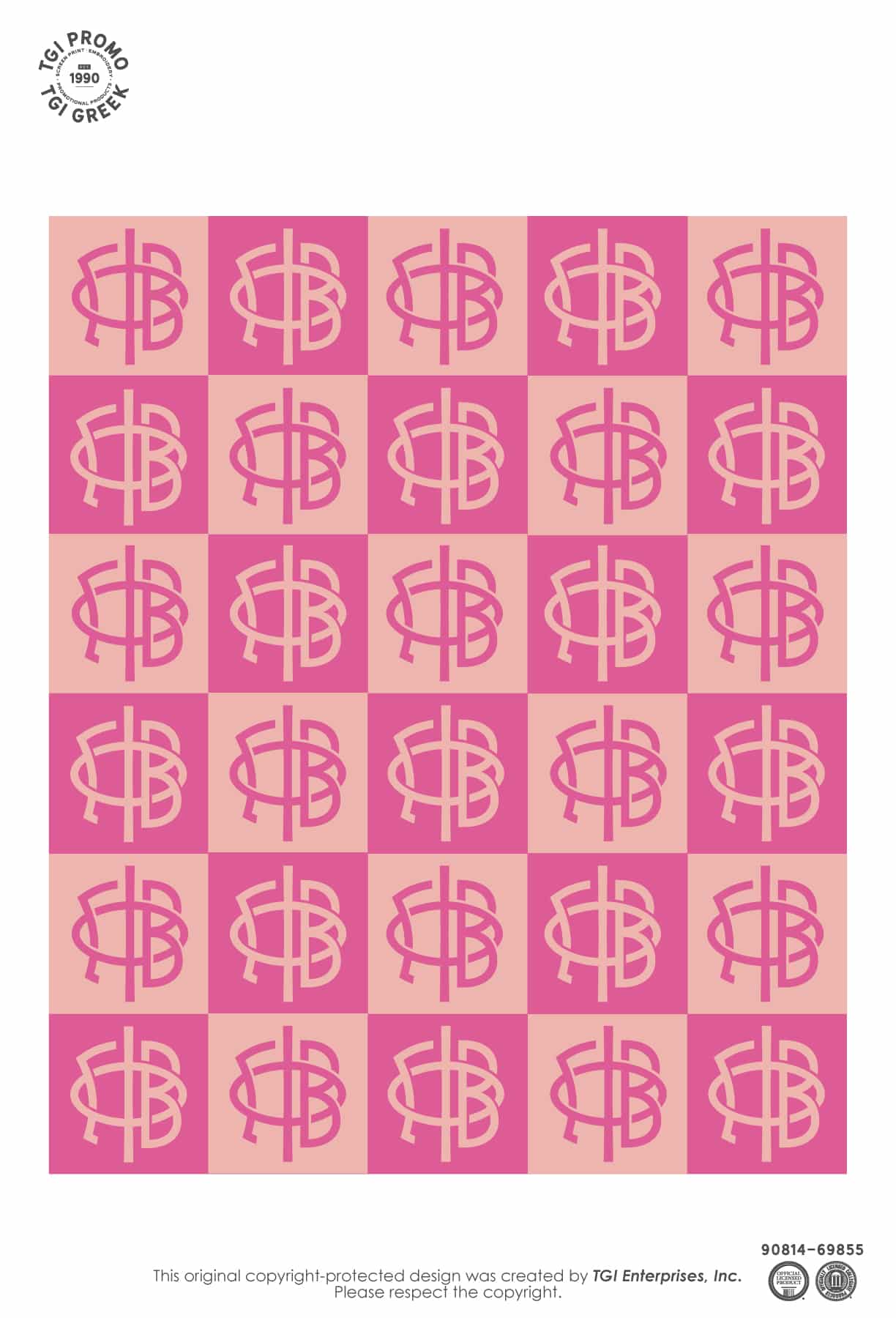 Gamma Phi Beta – TGI Greek Sorority Blanket