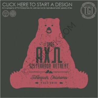 TGI-Alpha Chi Omega Front Bear Retreat