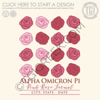 TGI-Alpha Omicron Pi Red Rose Formal