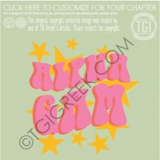 TGI-Alpha Gamma Delta Bell Bottom Stars