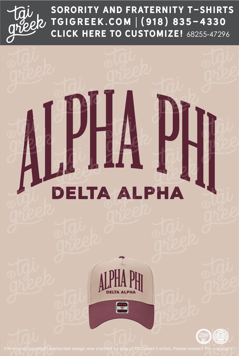 Alpha Phi – ECAU Hat