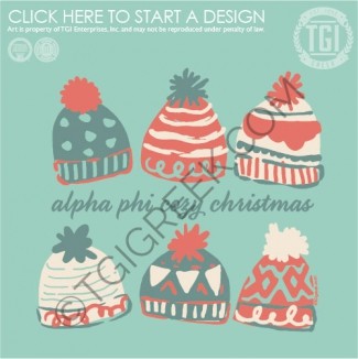 TGI-Alpha Phi Christmas Hat