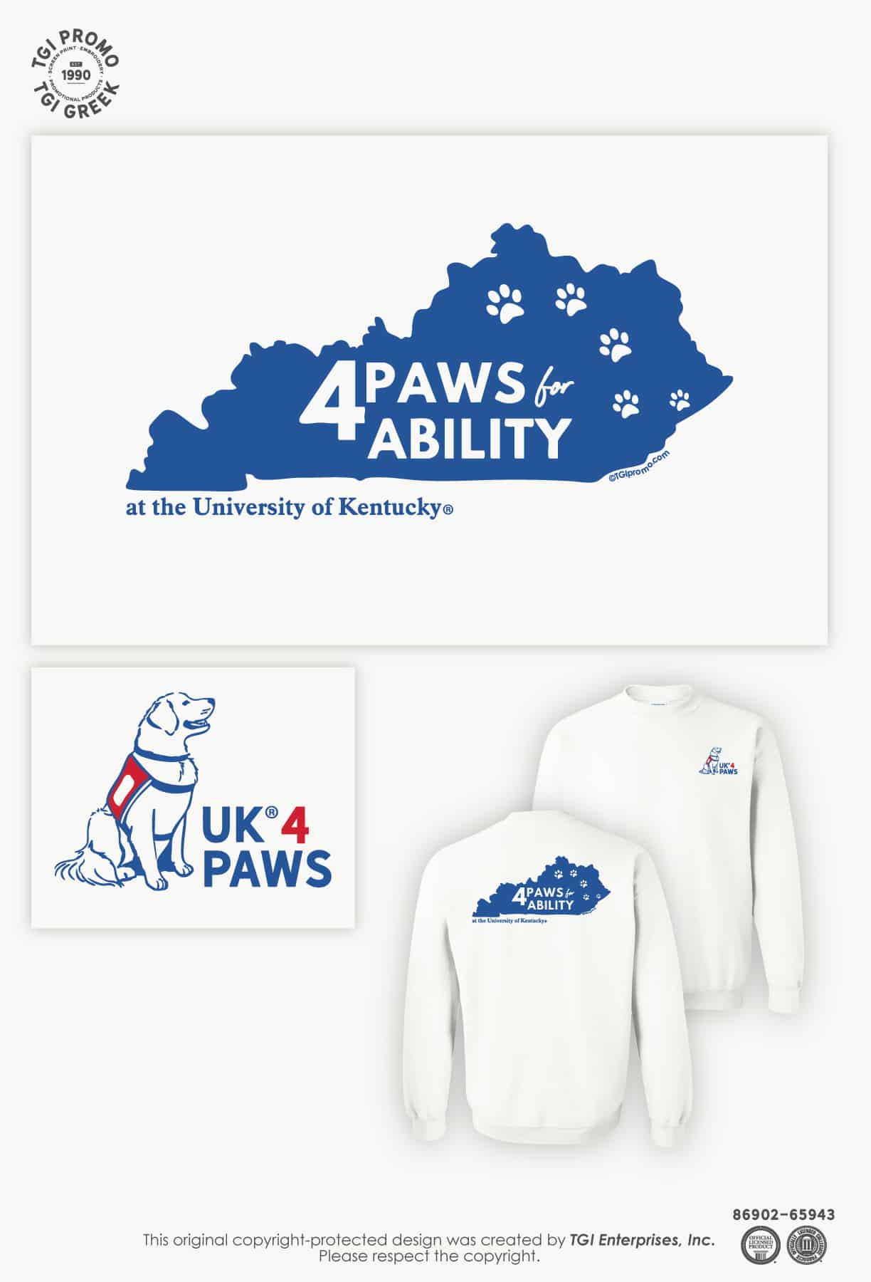 University of Kentucky – 4 Paws Club Merch