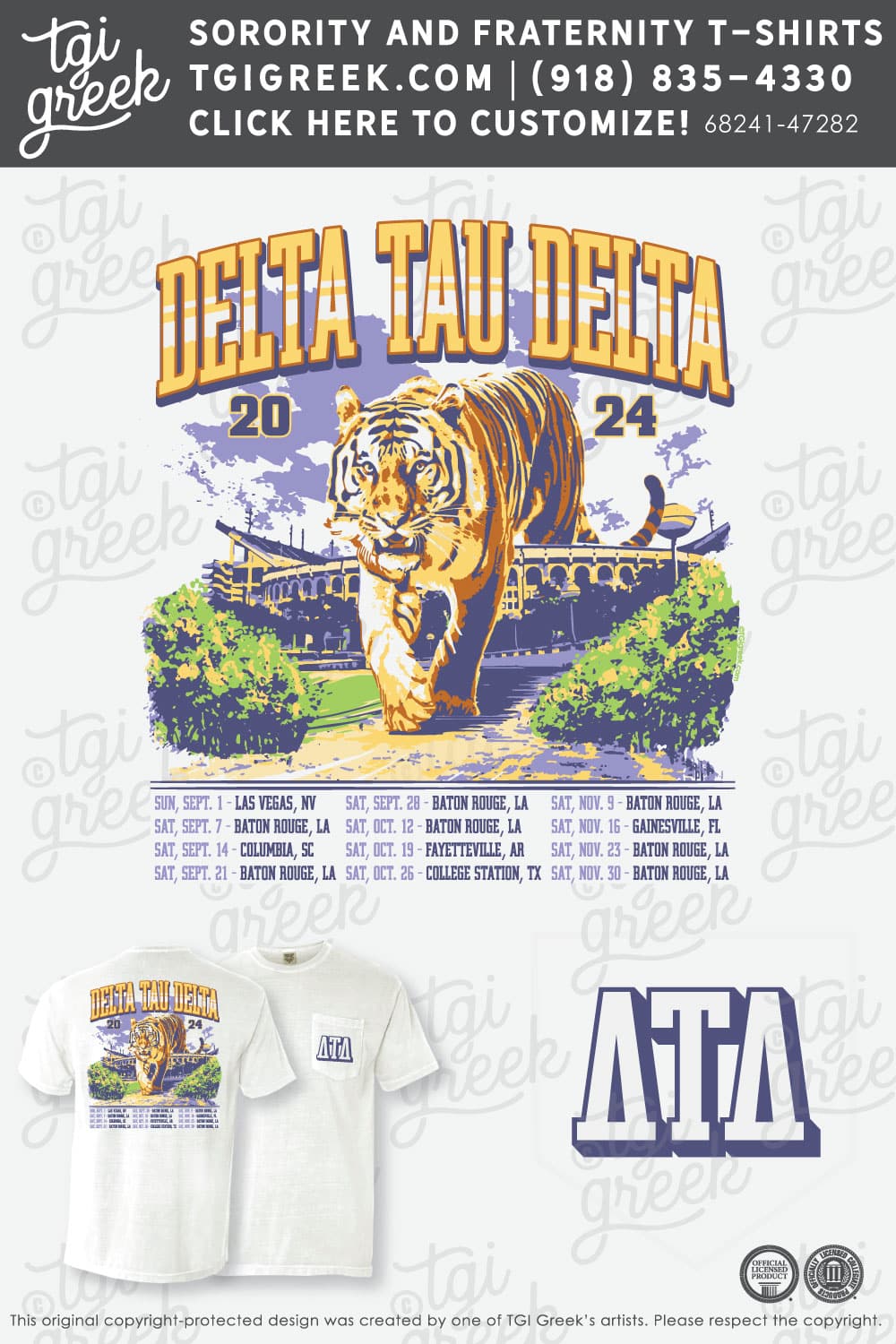 Delta Tau Delta  – LSU Game Day
