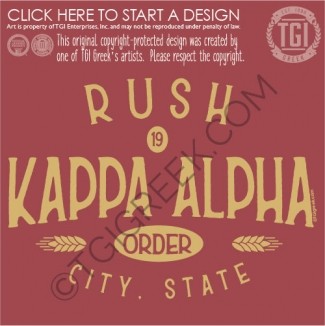 Kappa Alpha Order – TGI Greek Hurson Label Rush