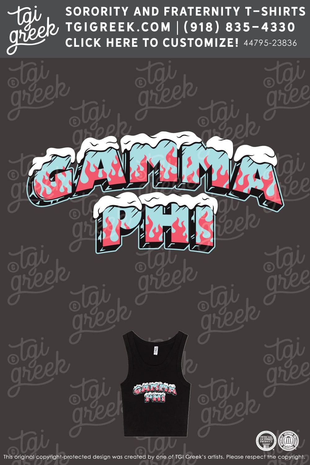 Gamma Phi Beta – CSUC Fire And Ice Tank