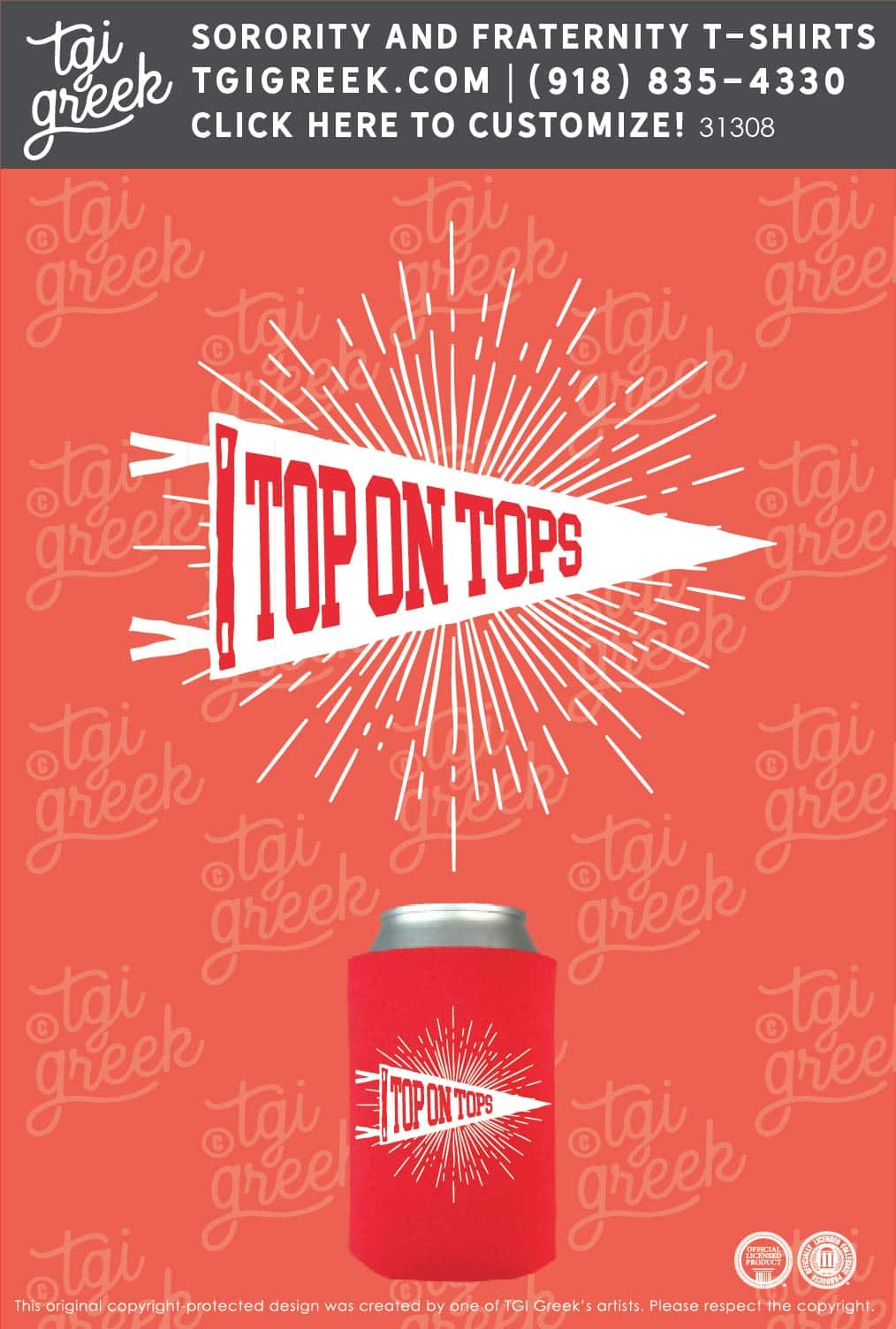 Top on Tops – WKU Slim Koozie