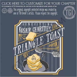 Triangle-LU triangle Toast
