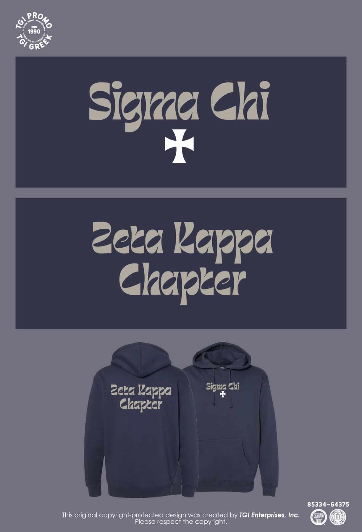 Sigma Chi – UCSB PR Hoodie