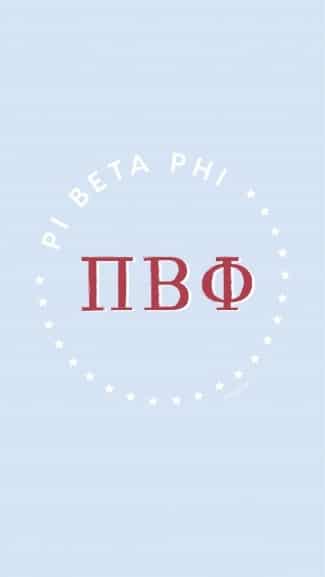 TGI Greek Phone Background – Pi Beta Phi