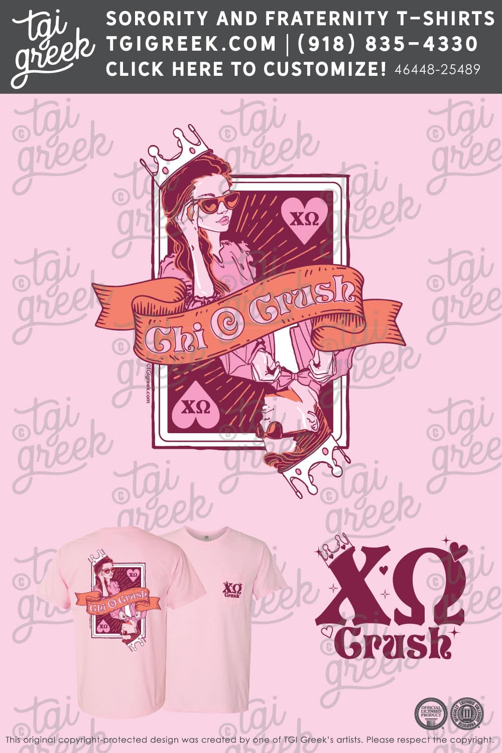 TGI – Chi Omega Crush Card