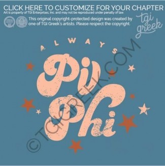 Pi Beta Phi – groovy Stars