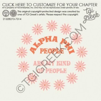 TGI- Alpha Phi Flower Circle