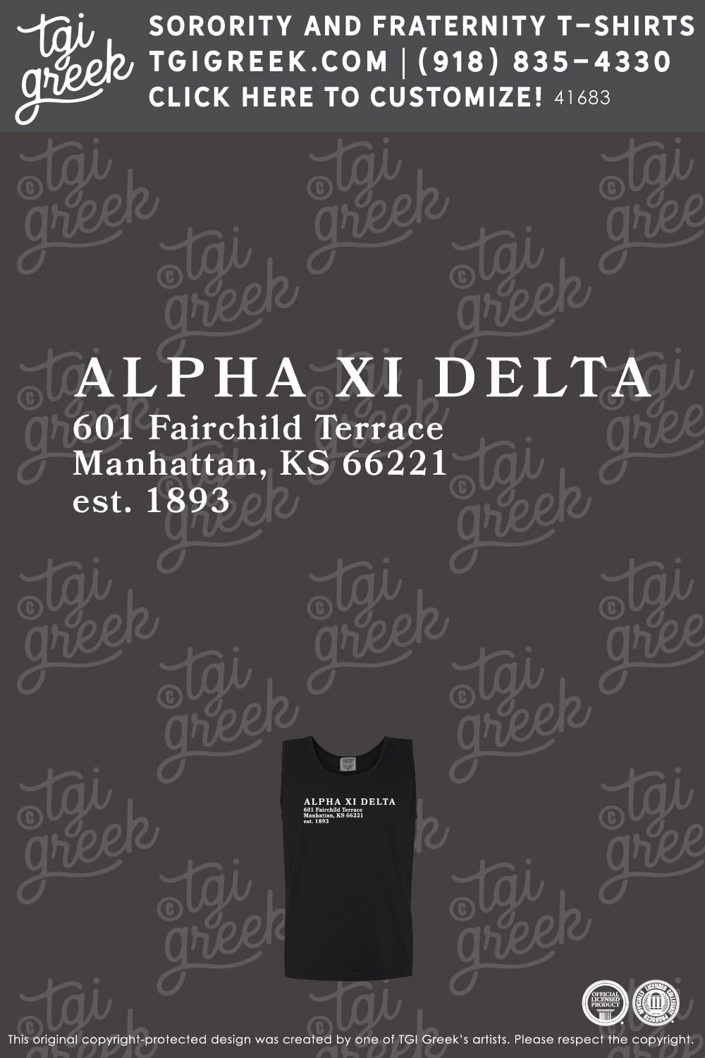 Alpha Xi Delta – KSU PR Tank