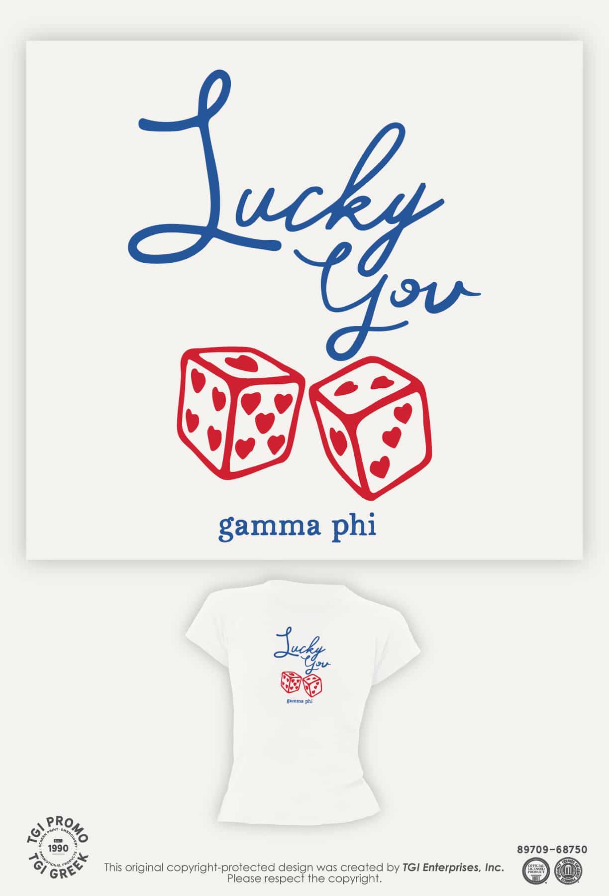Gamma Phi Beta – TGI Greek – Lucky You