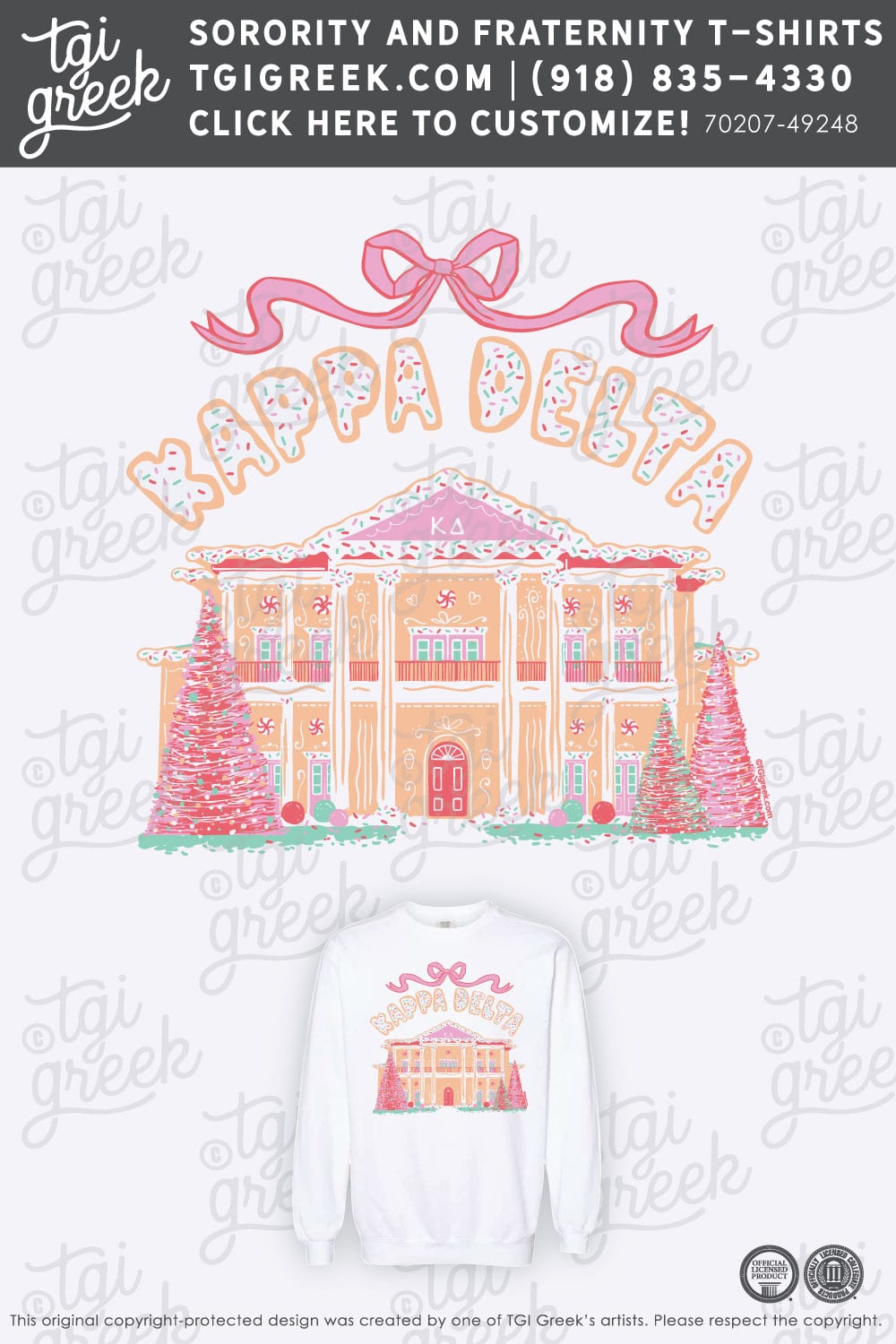 TGI – Kappa Delta – Gingerbread House