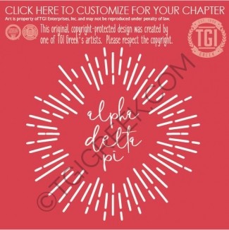 Alpha Delta Pi – Recruitment Starburst
