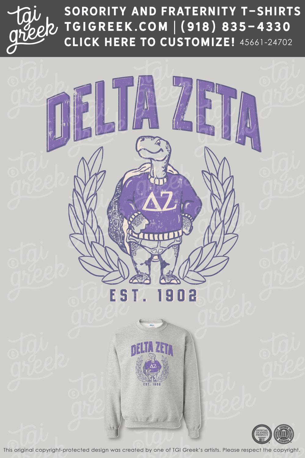 Delta Zeta – TSU Fall Merch