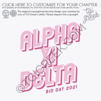 Alpha Xi Delta – Bid Day