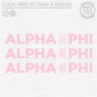 Alpha Phi-ECU PR Tee